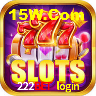 Interface do App 222bet login
